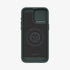ACS06599 - iPhone 15 Pro Max Case Optik Armor (MagFit) in black showing the back with lens slot open
